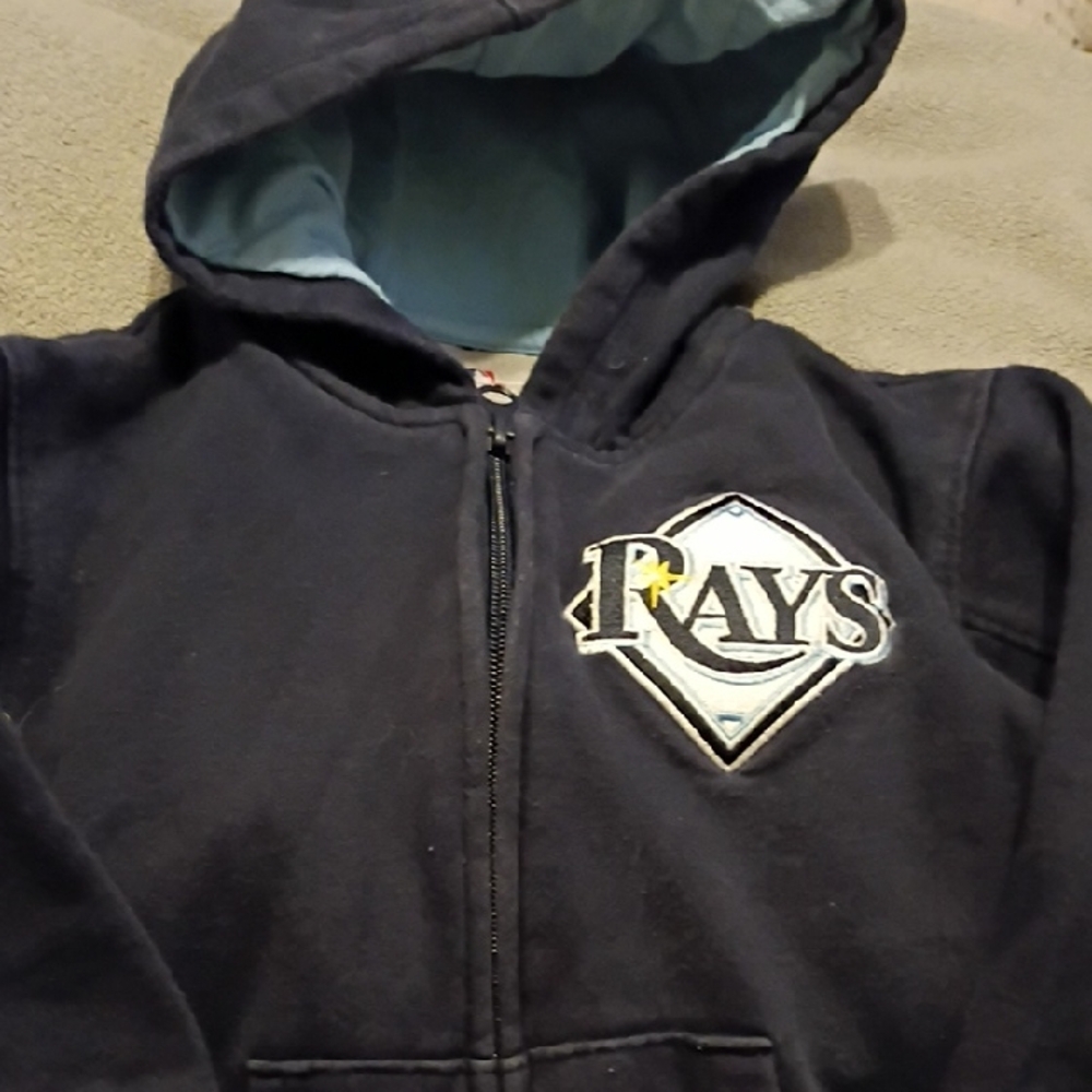 Kids 4T RAYS Baseball Team Kids ZipUp Hoodie Authentic From Rays Store@Westshore